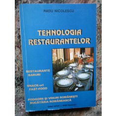 Radu Nicolescu - Tehnologia restaurantelor
