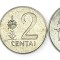 LITUANIA lot / set : 1 + 2 + 5 Centas 1991 , km 85 + km 86 + km 87 , a UNC