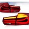 Set lampa spate BMW Seria 3 (F30), 01.2012-12.2019 model SEDAN, partea stanga, dynamic indicator; LED; rosu; TUNING,