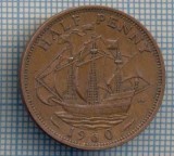 AX 1491 MONEDA- MAREA BRITANIE- 1/2 PENNY -ANUL 1960 -STAREA CARE SE VEDE, Europa