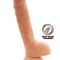 Dual Density Dildo 9inch Balls