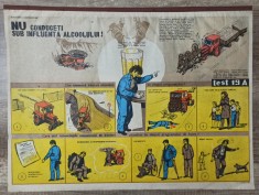 Lot 5 afise Protectia Muncii din perioada comunista, test 19A-E