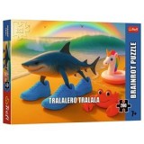 Puzzle pentru copii, 200 piese, Rechin cu pantofi, Multicolor, CMCLASS
