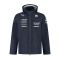 Williams Martini Racing geacă de bărbați cu glugă Rain official Teamline Replica blue F1 Team 2025 - L