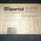 ZIARUL SPORTUL 6 OCTOMBRIE 1984 TRAGERE LA SORTI CUPE EUROPENE