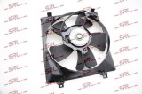 Ventilator radiator Honda Accord 08-16, motor: 2.0, vetilator AC, 340 mm; 2 pini, SRLine, 168000-8801; 38611-R60-U01