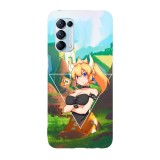 Husa compatibila cu Oppo A52, Viceversa, model Angry Bowsette Super Mario, Silicon, TPU, Transparent, Carcasa