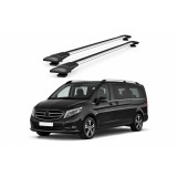 Bare portbagaj transversale auto aluminiu compatibile Mercedes Benz Viano (W447) MPV 2015-> 116-120 cm Cod: KL1