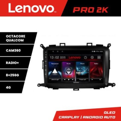 Navigatie Kia Carens 2013-2018 Lenovo Kit-2023 8 core QLED 2K 8+256 360 Android Waze USB Navigatie Internet Youtube Radio CarStore Technology foto