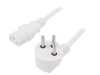Cablu IEC C13 3x1mm2 mamă IS1-16P PVC unghi