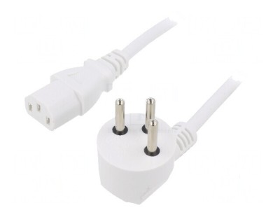 Cablu IEC C13 3x1mm2 mamă IS1-16P PVC unghi foto