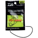 Cumpara ieftin Carlige Daiwa Offset Bassers Worm nr.2/0, 5 buc