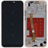 Huawei P20 Lite (ANE-L21) Capac frontal modul display + LCD + digitizer roz sakura