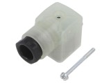 Conector Hirschmann cu valvă, mufă format A 18mm, 3 pini 10A IP65