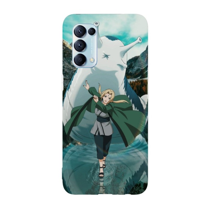 Husa compatibila cu Oppo Find X5 Pro model Tsunade Senju and Katsuyu Naruto, Silicon, TPU, Viceversa