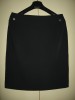 Fusta neagra brand MONTEGO Mar 42, Dreapta, Midi, Vascoza