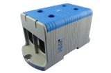 Clema terminala conexiune 1 pol albastra Cu-Al 4x240mm &sup2;, , , , , , , montare pe sina DIN 35mm 380A (Al) 425A ( Cu), Pollmann