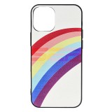 Husa iPhone 12 mini Rainbow TPU Colors - Protectie Flexibila si Colorata