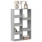 Gossi biblioteca, gri sonoma, 100x33x155,5 cm, lemn prelucrat