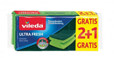 Vileda Ultra Fresh burete, 2+1 gratuit foto