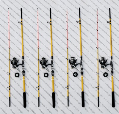 SET 4 Lansete PROFL DUAL FORCE tip Feeder 2,10m + 4 Mulinete SAIMINO X4000 foto