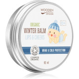 Cumpara ieftin WoodenSpoon Organic Wind &amp; Cold Protection crema pentru fata si balsam pentru buze cu efect protectiv 2in1 pentru copii 60 ml