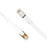 Cablu de retea plat CAT8 PNI U8200W, S/STP, RJ45, 20 m, alb