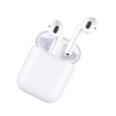 Casti wireless I9s, cu microfon incorporat, control volum, incarcare rapida, bluethooth, carcasa de incarcare, alb
