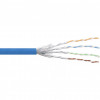 Rola 100m cablu de retea RJ45 Cat. 6 S/FTP PiMF Blue, InLine IL76499B