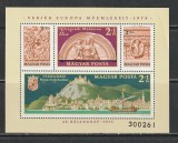 Ungaria 1975 - Anul International al Protectiei Monumentelor S/S 1v MNH, Nestampilat