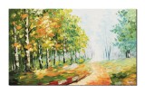 Cumpara ieftin Tablou 3D pictat manual, Armonia naturii, calmitate, 100x60cm ulei pe panza in cutit, Marius Maxim