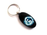 breloc pe lemn cu Yin Yang 38655