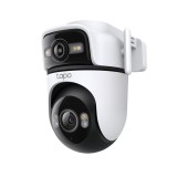 Camera Securitate Exterior TP-Link Dual Lens 2K Pan/Tilt Viziune Nocturna AI IP66 Wi-Fi
