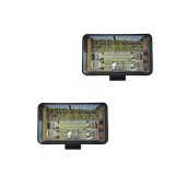 BZRSH Set 2x Proiector LED Off-Road 126W 2 Faze 36 SMD 10800 Lumeni 6500K IP67