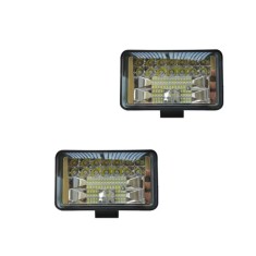 Set 2 x Proiector led auto Off Road 126W, 9-32V, 2 faze, 10800 lumeni, 6500K, COMBO Flood 60 Spot 30
