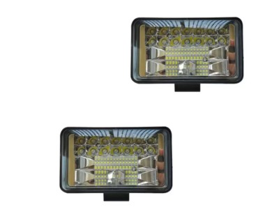Set 2 x Proiector led auto Off Road 126W, 9-32V, 2 faze, 10800 lumeni, 6500K, COMBO Flood 60 Spot 30 foto