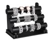 Stativ prezentare, expunere br???ri - piele ecologic? Neagra sau Alba