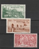 Mauritanie , Colonii franceze 1942 - Omnibuse , Ajutorul pentru copii , serie 3 valori, dantelate , MNH , Mi.136-138, Militar, Nestampilat