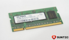 Memorie laptop Elpida PC2-5300S DDR2 SODIMM 512MB 667 MHz EBE52UD6AFSA-6E-E foto