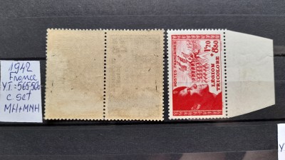 1942-Franta- Legiuni tric.YT565-566 -MH+MNH foto