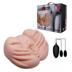 Masturbator vagin si anus cu vibratii Crazy Bull 3