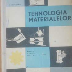 Tehnologia materialelor: manual pentru școlile profesionale - N. Talpasanu, 1967