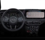 Folie protectie display navigatie Duragon, din silicon, pentru Jeep Wrangler Rubicon 4xe 2023+, mata, anti-amprenta, kit instalare
