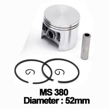 Piston complet Stihl: MS 380, 381 (52mm) - PowerTool TopQuality