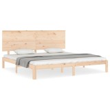 Cumpara ieftin Cadru de pat fara saltea, 200x200 cm, lemn masiv pin