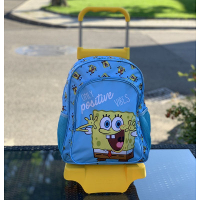 Troler rucsac detasabil Sponge Bob Positive Vibes foto