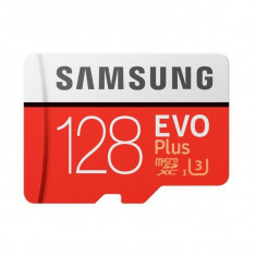 Card Micro SD Samsung EVO Plus MB-MC128G 128 GB Ro?u Alb foto