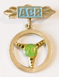 INSIGNA ACR 20 ANI AUTOMOBIL CLUBUL CLUB ROMAN AUTO AUTOTURISM