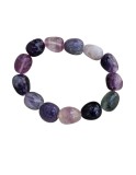 BRĂȚARĂ ELASTICĂ LUCRATĂ MANUAL DIN FLUORITE CURCUBEU