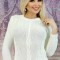 E587RR-15 Pulover cu modele in tesatura si maneci lungi
